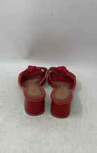 Load image into Gallery viewer, Ramarim Womens Red Leather Open Toe Slip-On Slide Sandals Size 7

