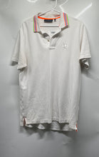 Load image into Gallery viewer, Psycho Bunny Mens White Cotton Regular-Fit Short Sleeve Golf Polo Shirt Size 5

