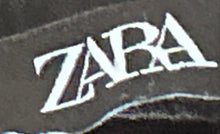 Load image into Gallery viewer, Zara Womens Black Flat Front Tie Waist Wide-Leg Trouser Pants Size Small
