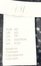 Load image into Gallery viewer, H&amp;M Womens Black Multicolor Printed 3/4 Sleeve Tunic Dress Size XS
