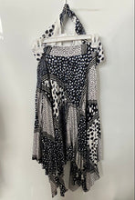 Load image into Gallery viewer, Express Womens Multicolor Printed Sleeveless Halter Neck Fit &amp; Flare Dress Sz 0
