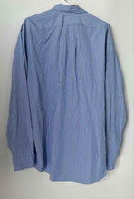 Load image into Gallery viewer, Ralph Lauren Mens Blue Striped Long Sleeve Collared Button-Up Shirt Size XXL
