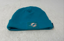 Load image into Gallery viewer, NFL Team Apparel Baby Green Knitted Cuffed Miami Dolphins Beanie Hat Size 6-9 M

