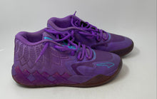 Load image into Gallery viewer, Puma Mens Lamelo Ball MB.01 Purple Lace-Up Low Top Running Shoes Size 10
