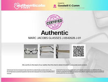 Load image into Gallery viewer, Authentic Marc Jacobs Women's Multicolored Glasses
