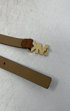 Load image into Gallery viewer, Michael Kors Mens Brown Leather Adjustable Buckle Dress Belt
