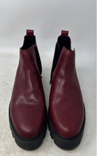 Load image into Gallery viewer, Franco Sarto Womens Balin Burgundy Leather Pull On Ankle Chelsea Boots Size 9.5
