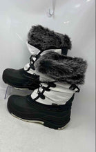Load image into Gallery viewer, Kamik Womens Black White Round Toe Lace-Up Winter Boots Size 6
