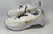 Load image into Gallery viewer, Nike Mens Air Max 200 AQ2568-102 White Gold Black Lace-Up Sneaker Shoes Size 9
