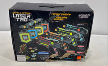 Load image into Gallery viewer, Set Of 4 Pcs Squad Hero Battle Action Rechargeable Laser Tag Guns &amp; Accessories
