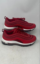 Load image into Gallery viewer, Nike Womens Air Max 97 Red White Low Top Lace-Up Sneaker Shoes Size 9
