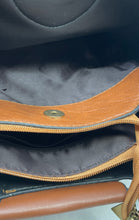 Load image into Gallery viewer, Jingpindaishu Womens Brown Leather Inner Pockets Lined Top Handle Handbag
