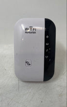 Load image into Gallery viewer, Black White Ethernet Port Wireless-N Wi-Fi Repeater And Range Extender Untested
