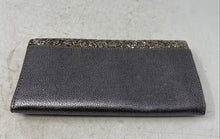 Load image into Gallery viewer, Kate Spade New York Womens Laurel Way Glitter Milou Metallic Gray Clutch Wallet
