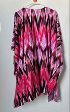 Load image into Gallery viewer, Kenneth Cole Womens Multicolor Ikat Print Embellished Caftan Cover-Up Size Large
