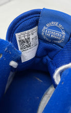 Load image into Gallery viewer, Adidas Kids Forum Mid FY4976 White Blue Mid Top Lace-Up Sneaker Shoes Size 5.5
