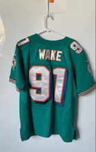 Load image into Gallery viewer, Nike Mens Green NFL Miami Dolphins Cameron Wake #91 Sport Jersey Shirt Size 44
