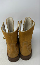 Load image into Gallery viewer, Timberland Womens Fold Down Brown Leather Combat Boots Size 7 No Insoles
