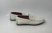 Load image into Gallery viewer, Alfani Mens White Moc Toe Slip-On Penny Driving Loafer Shoes Size 11M
