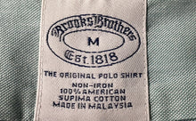 Load image into Gallery viewer, Brooks Brothers Mens Light Green Long Sleeve Button-Up Shirt Size Medium
