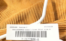 Load image into Gallery viewer, Karl Lagerfeld Womens Brown Corduroy Long Sleeve Snap Front Jacket Size Medium
