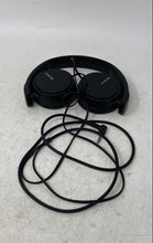 Load image into Gallery viewer, Sony MDR-ZX110 Black Foldable Wired On Ear Headphone In Box Untested
