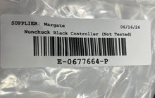 Load image into Gallery viewer, Black Wired Video Gaming Nunchuk Controller For Nintendo Wii Not Tested
