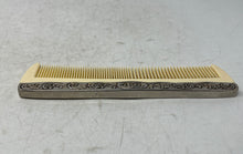 Load image into Gallery viewer, Vintage Silver-Tone Ornate Embossed Raised Floral Design Vanity Hair Comb
