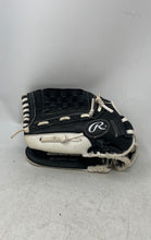 Load image into Gallery viewer, Rawlings HFP120BW Black White All Leather Shell 12 Inch Baseball Glove
