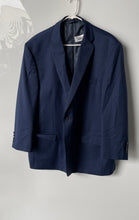 Load image into Gallery viewer, Collection By Michael Strahan Mens Blue Long Sleeve One-Button Blazer Size 50R

