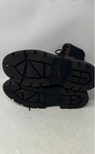 Load image into Gallery viewer, Aldo Mens Brown Black Leather Round Toe Lace-Up Ankle Combat Boots Size 11
