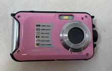 Load image into Gallery viewer, Pink 3M/10Ft 1080P 30MP 2.7 Inch Waterproof LCD Digital Camera In Case Untested
