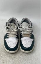 Load image into Gallery viewer, Nike Mens Air Jordan 1 Low SE FQ7687-300 Green White Lace-Up Sneakers Shoes Sz 8
