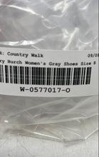 Load image into Gallery viewer, Authentic Tory Burch Womens Miller Gray Leather Thong Sandals Size 8M Damaged
