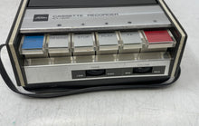 Load image into Gallery viewer, Toshiba KT-20P Portable Cassette Recorder With Microphone &amp; Cables Not Tested
