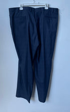 Load image into Gallery viewer, Sean John Mens Blue Flat Front Slash Pockets Straight Leg Dress Pants Sz W42xL34
