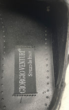 Load image into Gallery viewer, Giorgio Venturi Mens 6970 Black Leather Square Toe Oxford Dress Shoes Size 8
