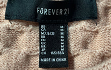 Load image into Gallery viewer, Forever 21 Womens Pink Cable-Knit Ruffle Long Sleeve Pullover Sweater Size M
