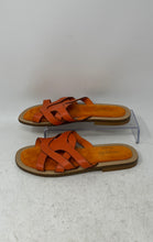 Load image into Gallery viewer, Minelli Womens Orange Brown Leather Open Toe Slip-On Slide Sandals Size 36

