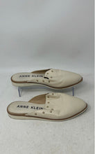 Load image into Gallery viewer, Anne Klein Womens Shea-S White Leather Slip-On Mule Sandals Size 7M
