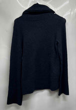 Load image into Gallery viewer, Ann Taylor Womens Blue Long Sleeve Cowl Neck Pullover Sweater S With Tag
