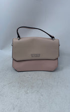 Load image into Gallery viewer, Guess Womens Light Pink &amp; Beige Logo Top-Handle Mini Crossbody Handbag

