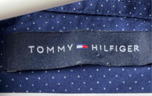 Load image into Gallery viewer, Tommy Hilfiger Mens Blue Polka Dot Long Sleeve Dress Shirt Size M 15.5 32/33
