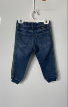 Load image into Gallery viewer, Diesel Boys Blue 5-Pocket Design Adjustable Drawstring Tapered Leg Jeans Size 4Y

