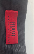 Load image into Gallery viewer, Hugo Boss Mens Black Adjustable Formal Long Pointed Tie
