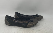 Load image into Gallery viewer, Born Womens Mardea Black Brown Leather Bow Slip-On Ballet Flats Size 7
