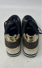 Load image into Gallery viewer, Michael Kors Womens Monique LS228 Black Brown Lace-Up Sneaker Shoes Size 7 M
