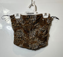 Load image into Gallery viewer, Forever 21 Womens Brown Animal Print Sleeveless Corset Top Size Small
