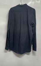 Load image into Gallery viewer, Van Heusen Mens Blue Collared Slim Fit Long Sleeve Dress Shirt Size Large
