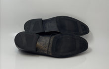 Load image into Gallery viewer, Hugo Boss Mens 27223 Black Leather Almond Toe Lace-Up Oxford Dress Shoes Size 11
